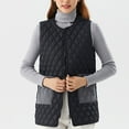 thumbnail image 2 of Lindreshi Winter Vests for Women Plus Size Fashion Women Warm Jacket Winter Casual Sleeveless Versatile Top, 2 of 6
