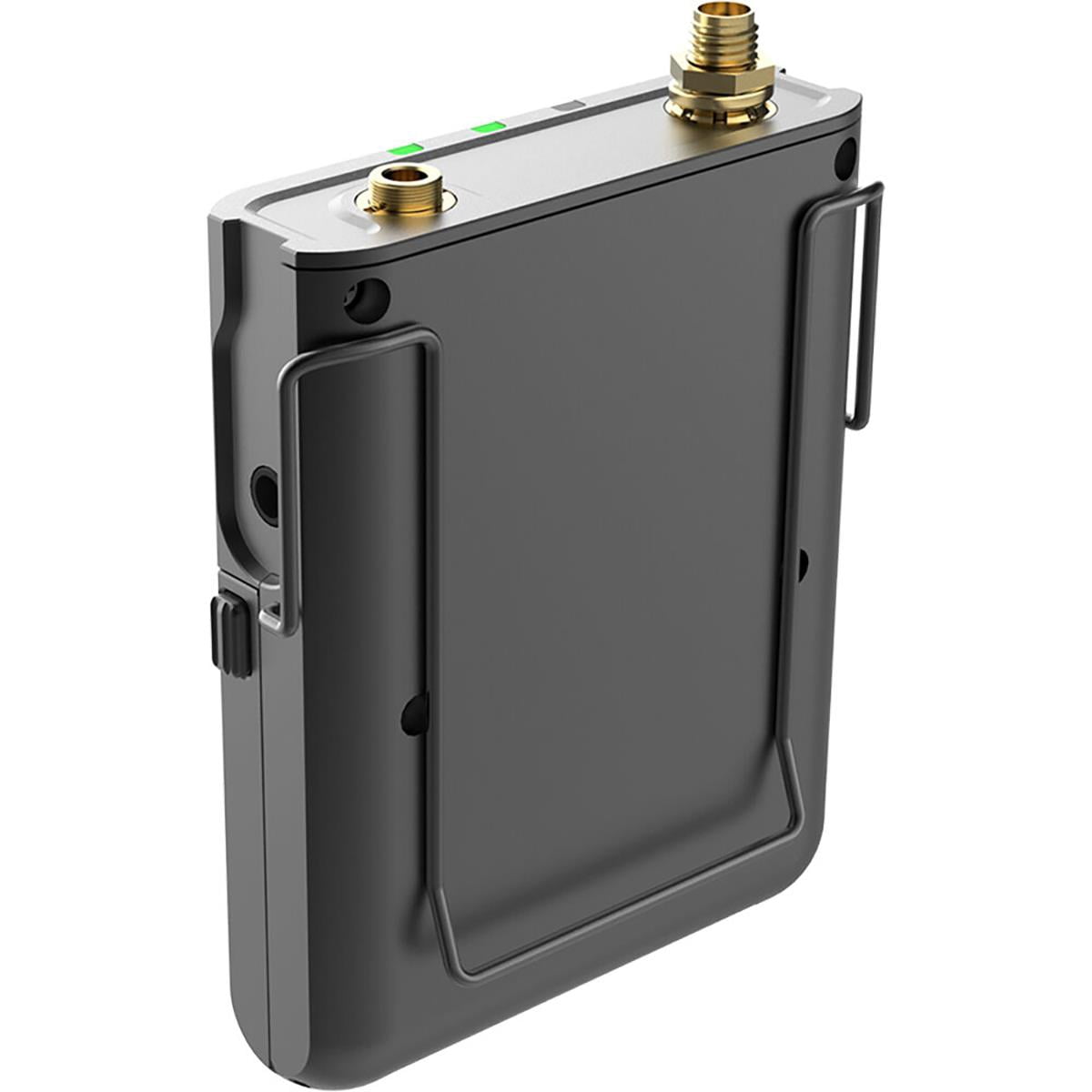 Deity Microphones Theos DBTX Digital Wireless Bodypack Transmitter with Omnidirectional Lavalier Microphone, 550-663MHz