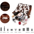 thumbnail image 3 of Sunyuer Handbags Women Fashion Leopard Cow Pattern Shoulder & Crossbody Purse Top Handle Satchel Purses Synthetic Leather Wallet, 3 of 8