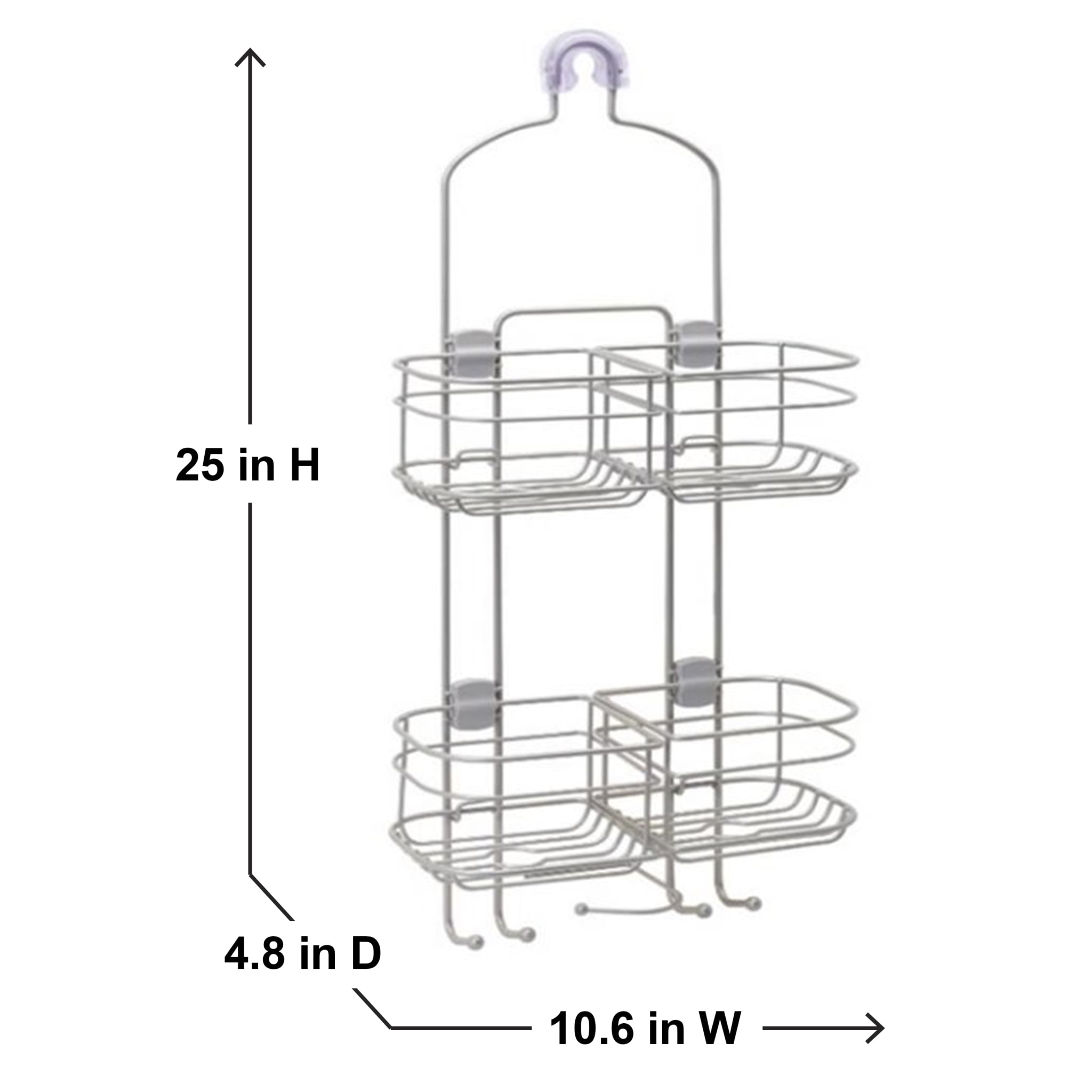 Better Homes & Gardens Expandable Hose Shower Caddy - Oil-Rubbed Bronze - Each