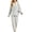 Gray, variant on FAHUOMU Fluffy Pajamas Set For Women Winter Warm Fleece Lounge Sets 2 Piece Fuzzy Pj Pants Long Sleeve Pullover Loose Soft Cozy Sleepwear
