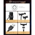 thumbnail image 3 of BlitzWolf 4" Clip-on Ring Light, Flexible Arms Phone Holder Stand, Selfie Light Ring Clip-on Desktop Lamp, Webcam Live Fill Light for iPhone Android Live Stream Makeup YouTube Video TikTok Computer, 3 of 10