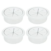 4 Pack Desk Grommet, 1.97 Inch 50mm Desk Cable Hole Cover, White