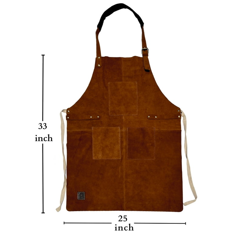 Almazan Kitchen® Leather Apron(M) Discover our Leather Apron | Crafted for Comfort – Almazan