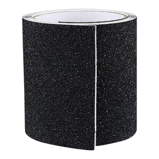 Protectores de suelas de zapatos Inteprter autoadhesivos de PVC para mujeres de tacones altos negro 10x200cm