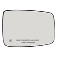 thumbnail image 1 of Front Right Side Heated Rearview Mirror Glass with Pre-Attached Backplate, High-Quality Glass & ABS Plastic, Direct Replacement for Dodge Ram 1500 (2009-2019) and Ram 2500 (2012-2019), Compatible, 1 of 4
