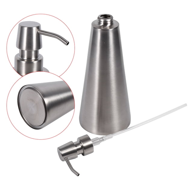 800ml Dispenser Stainless Steel Liquid Container For Hotel Washroom
