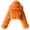 Orange, variant on Drovellove Plus Size Women's Cropped Fleece Jacket with Hood – Faux Fur Trim Long Sleeve Winter Coat, Chic Short-Length Fall Outerwear for Parties, Festivals, and Casual Outings