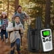 thumbnail image 5 of Walkie Talkies Erelis de largo alcance, 5 millas, 22 canales FRS, plateados, 5 of 7