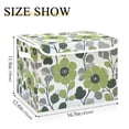 thumbnail image 5 of Yayeee Collapsible Cube Storage Bin with Lid Fabric Closet Decorative Basket with Handles, Retro Flower Print, 5 of 7