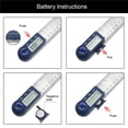 thumbnail image 4 of 200mm Electronic Protractor Stainless Steel Digital Angle Ruler Inclinometer Angle Finder Digital Angle Gauge ,Long Lasting, 4 of 5