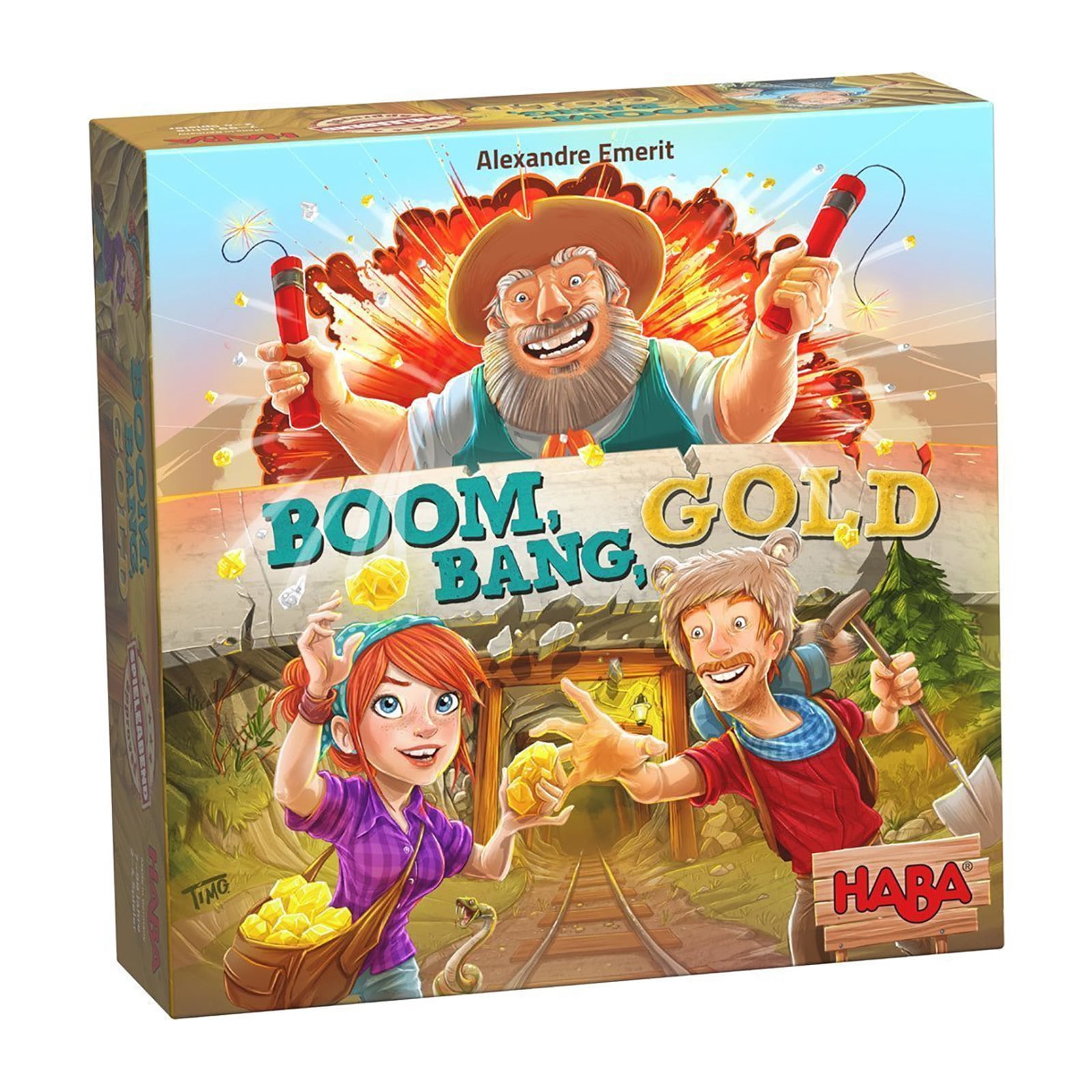 Haba Boom Bang Gold - a Fast Paced Gold Search That Encourages Repeated Playing for Ages 7+ (Made in Germany)