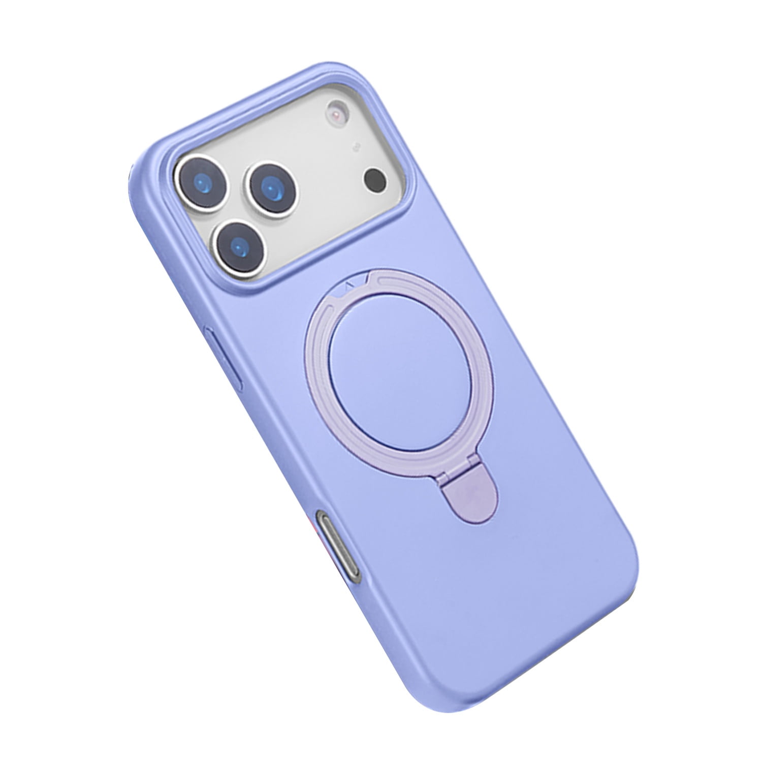 Sturdy Silicone Stand Case with Magsafe for iPhone 17 Pro - Lilac