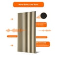 thumbnail image 3 of Self-Adhesive Acoustic Wood Peel and Stick Wall Panels for Sound Insulation, 47.24" × 23.62" × 0.83", Living Room Wall Decor, 4-Pack – 2.88 m² / 21.16 lb, White, 3 of 4