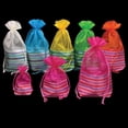 thumbnail image 2 of Pack of 6 Ivory and Blue Contemporary Gift Bags 7" x 11", 2 of 2