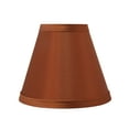 thumbnail image 3 of Aspen Creative 32111-6 Small Hardback Empire Shape Chandelier Clip-On Lamp Shade Set (6 Pack), Transitional Design in Redwood, 6" bottom width (3" x 6" x 5"), 3 of 8