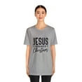 thumbnail image 4 of Unisex Jersey Short Sleeve Jesus The Real MVP of Christmas T-Shirt, 4 of 10