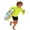 0-Light Yellow846, variant on Hienoo Girls Long Sleeve Rash Guard Solid Basic Quick Drying UPF 50 Swim Shirt, Sizes 3-14