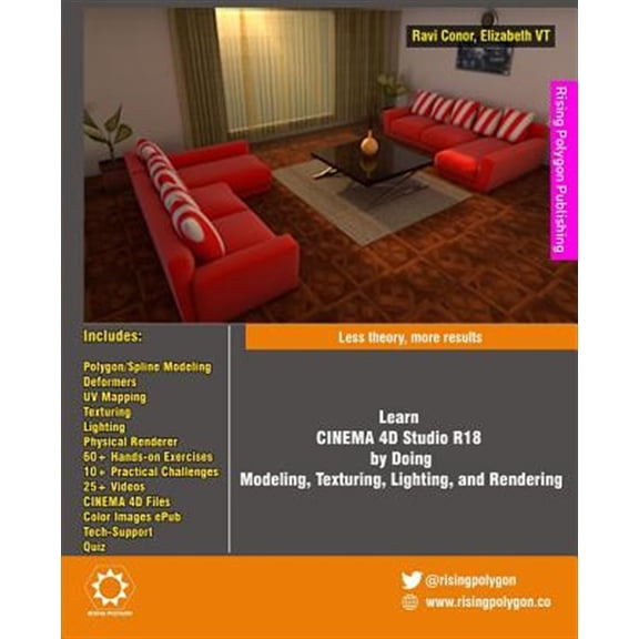 Pre-Owned Learn Cinema 4d Studio R18 by Doing : Modeling, Texturing, Lighting, and Rendering: Less Theory, More Results