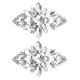 thumbnail image 1 of EeaseMX clips de cristal para zapatos de novia, hebillas para zapatos de boda, flores de diamantes de imitación para zapatos, 1 of 7