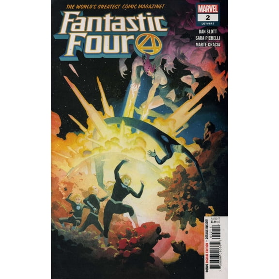 Fantastic Four (6th Series) #2 VF ; Marvel Comic Book