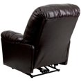 thumbnail image 2 of Flash Furniture Fauteuil Inclinable Inclinable Contemporain Bentley en Marron, 2 of 5