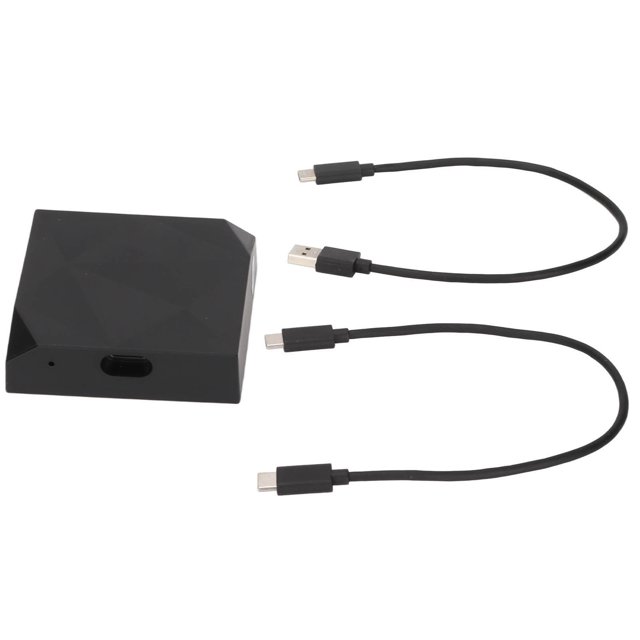 Adaptador Carplay con cable a inalámbrico, control de voz, conexión automática, multifunción, universal, para iPhone, color negro