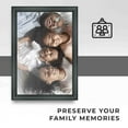 thumbnail image 2 of 14x17 Frame Black Real Wood Picture Frame Width 1.25 inches | Interior Frame Depth 0.5 inches |, 2 of 8