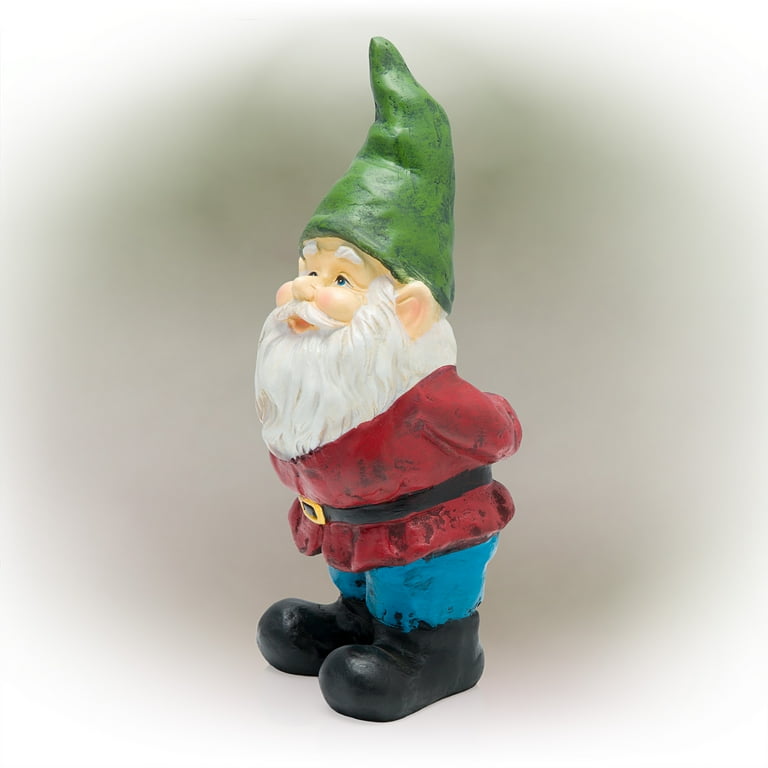 Alpine Corporation Pig Statue With Green Scarf & Snow Cap - 6 Inch Winter Decor Polyresin Figurine