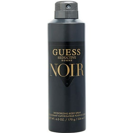 Guess Seductive Homme Noir, Body Spray, Size 6.0 oz, Gender for Men, Brand Guess, 1 Pack, Scent Amber