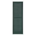thumbnail image 1 of Volet Décoratif Extérieur à Persiennes Premier, Vert Patrimonial - 15 x 71 Po, 1 of 1