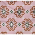 thumbnail image 4 of oneOone Organic Cotton Poplin Twill Fabric Diamond & Swirl Ikat Print Fabric BTY 42 Inch Wide, 4 of 4