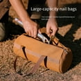 thumbnail image 3 of CENL Tent Handheld Nail Bag 40x15cm Double-Layer Wind Rope Ground Nail Tool Cylindrical Storage Bag Camping Tent Stake Accessories, 3 of 5