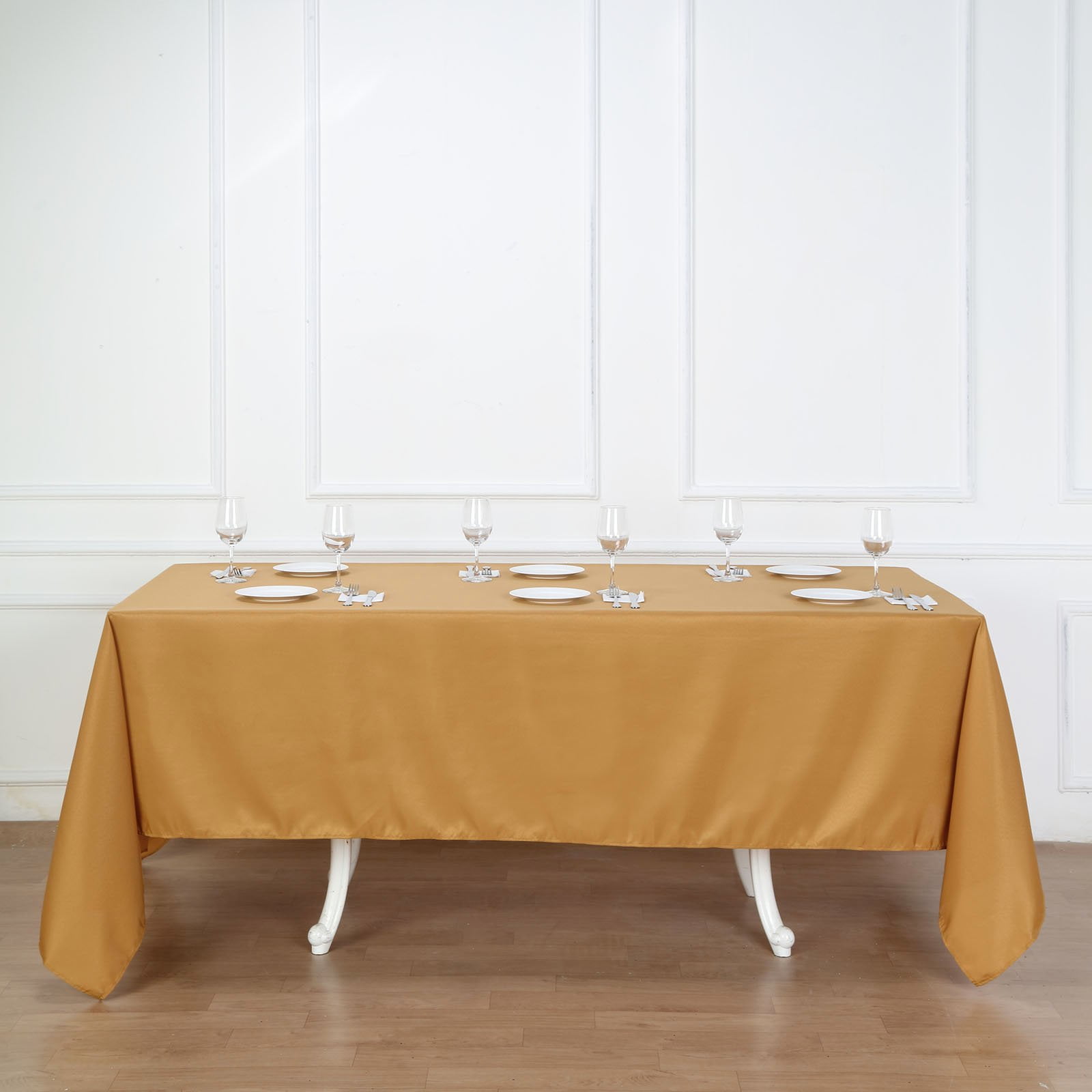 Efavormart 72x120" Polyester Rectangle Tablecloths for Kitchen Dining Catering Wedding Birthday