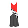thumbnail image 4 of Lenago Robe Sans Manches Grande Taille pour Femmes Mode à Bretelles Col en V Sans Manches à Rayures Imprimées Ajustée Plage Longue Robe Été Robes de Plage en Liquidation, 4 of 5