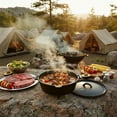 thumbnail image 4 of Ozark Trail 5-Quart Pre-Seasoned Nonstick Cast Iron Dutch Oven with Spiral Bail Handle, 4 of 11