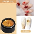thumbnail image 2 of Esmalte en gel Spider para uñas AIJIMEI dorado y plateado 5 g, 2 of 7