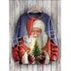 thumbnail image 5 of Suéter de punto feo de Navidad con diseño de setas y Papá Noel, estilo retro de dibujos animados, de manga larga, con estampado 3D, para otoño e invierno, estilo informal de Harajuku 10, 5 of 5
