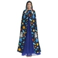 thumbnail image 2 of Kdxio Space Dog Print Hooded Cloak Unisex Cloak with Hood Halloween Christmas Cape Cosplay Costume, 2 of 6