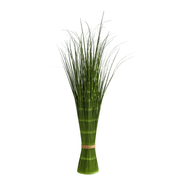 Nearly Natural 40" Onion Grass Plastic Artificial Plant, Green