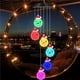 thumbnail image 3 of Carillón de viento de Navidad, luz que cambia de Color, patrón de muñeco de nieve, lámpara LED Solar, iluminación decorativa de plástico, Kits de decoración para fiestas muñeco de nieve Yuarrent HA046055-01, 3 of 6