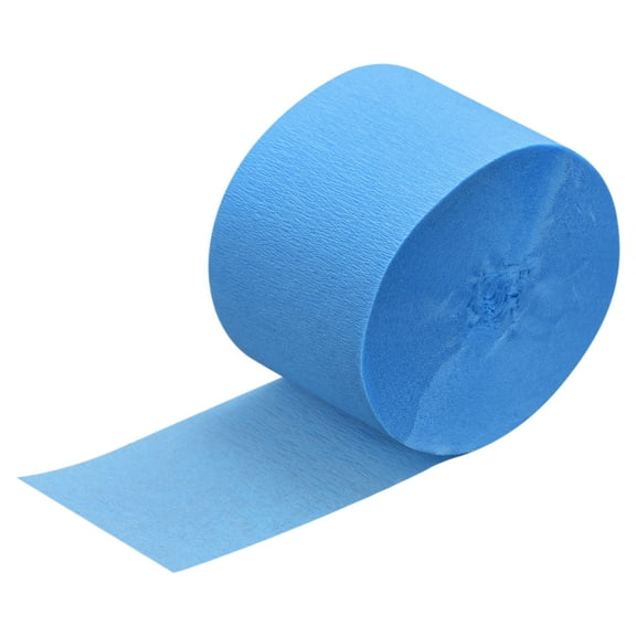Uxcell Crepe Paper Streamer Crepe Paper Decoration 82ft Long 1.77 Inch Wide, Turquoise