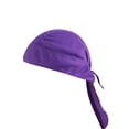 thumbnail image 4 of Eigraketly Sombrero Gorras Pañuelo Pañuelo Envoltura para la cabeza Capucha de color sólido Ciclismo púrpura violeta 5Conjunto, 4 of 6