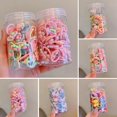thumbnail image 5 of 20 gomas para el pelo con dibujos animados para niños, suaves y elásticas, colores surtidos, seguras para la piel del bebé, perfectas para regalos y fiestas., 5 of 5