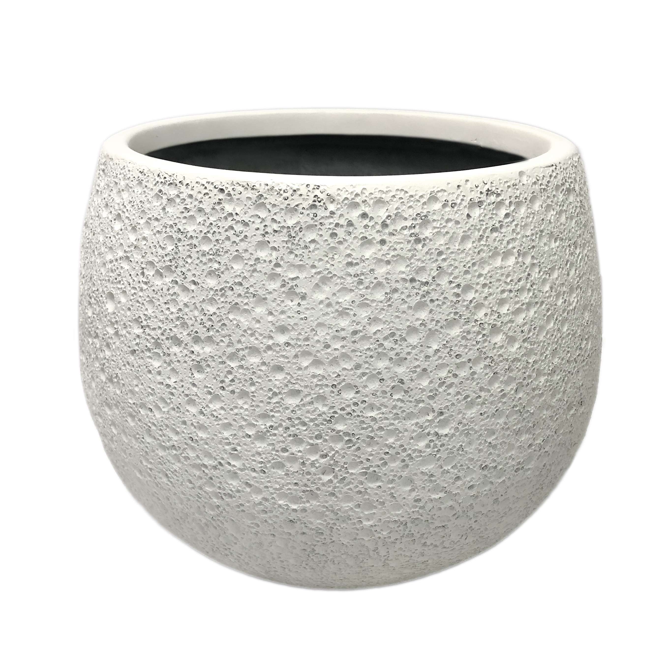 Better Homes & Gardens 13-Inch Moon Resin Planter, White photo 1