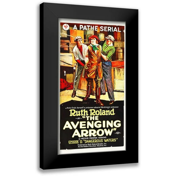 Hollywood Photo Archive 9x14 Black Modern Framed Museum Art Print Titled - Avenging Arrow, 1921