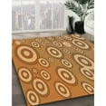 thumbnail image 3 of Ahgly Company Machine Washable Indoor Rectangle Transitional Mahogany Brown Area Rugs, 5' x 7', 3 of 7