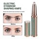 thumbnail image 3 of Recortador de cejas y depilación facial para mujeres, afeitadora eléctrica y depiladora indolora 2 en 1 recargable incorporada, 3 of 5