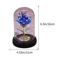 thumbnail image 2 of DefiDgd Valentine's Day Rose Gifts for Women,Glass Rose Flower Light Up Rose in Glass Dome,Birthday Xmas Valentines Gifts for Women Mom Wife Grandma(B), 2 of 7