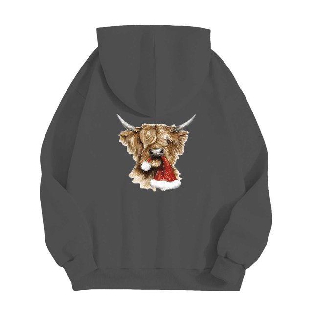 Wyzesi Fleece Sweatshirt Men Men'S Exp Losive Christmas Collection Hooded Sport Sweatshirt